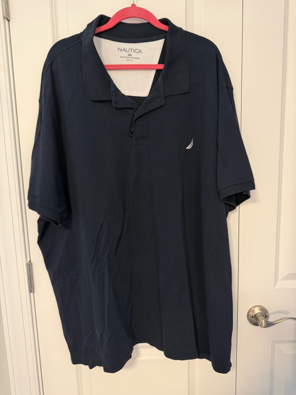 Nautica Men's Navy Short-Sleeve Polo 4XL NWOT